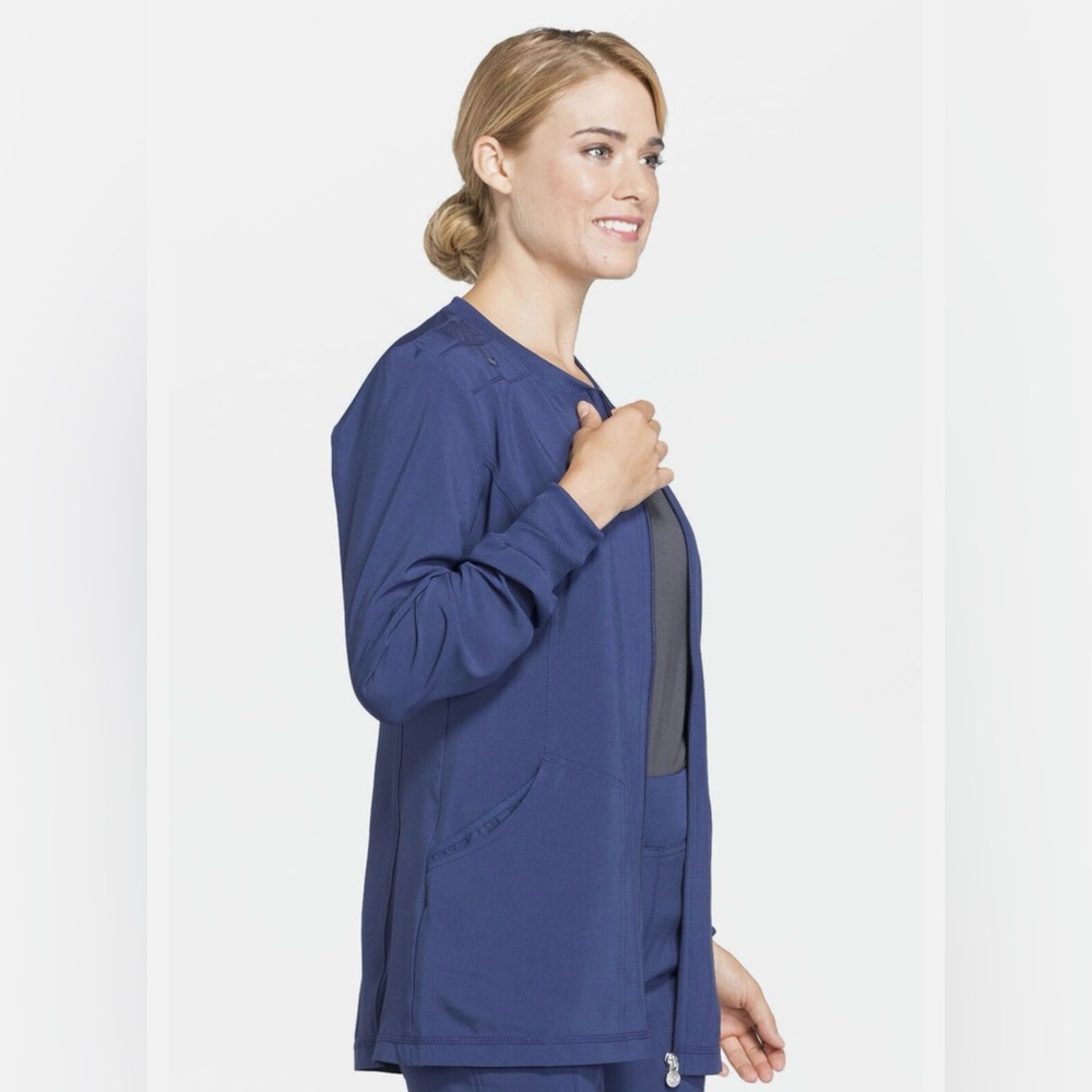 Cherokee Infinity Zip Front Scrub Jacket - image 4